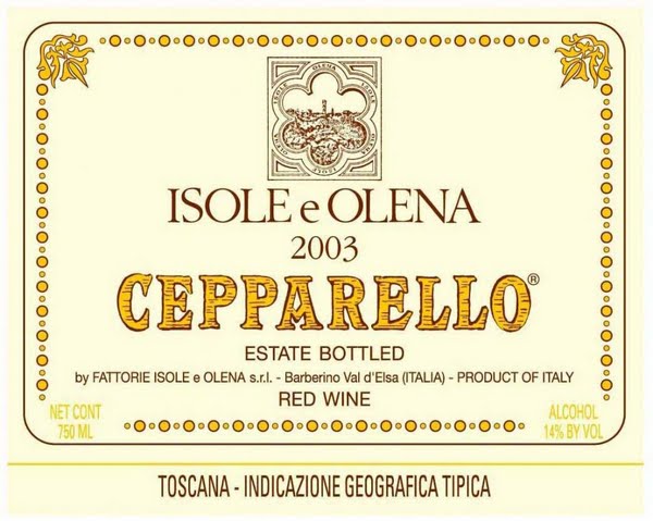 Isole E Olena Cepparello 2020 750ML