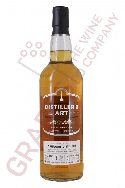 Distiller's Art Scotch Whisky Dailuane Whisky 21 Year Old 700ML