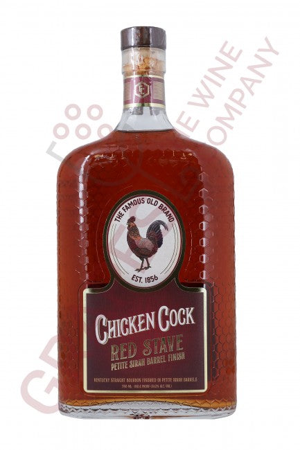 Chicken Cock Bourbon Whiskey Red Stave 750ML