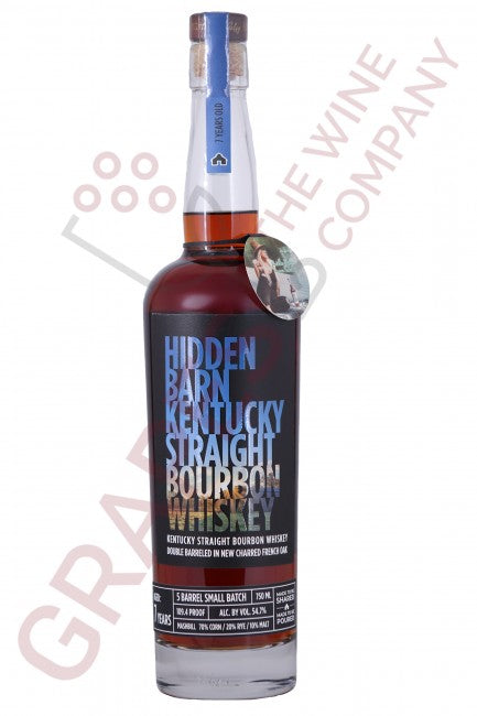 Hidden Barn Small Batch Bourbon Whiskey 7yr French Oak 750ML