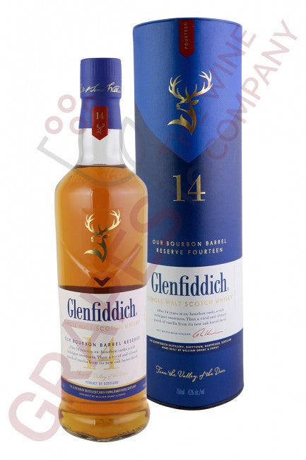 Glenfiddich Scotch Whiskey 14 Year Old Barrel Reserve 375ML