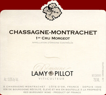 Lamy Pillot Chassagne Montrachet Boudriotte Rouge 750ML 2023