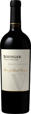 Beringer Merlot Bancroft Ranch Napa Valley 750ML 2017