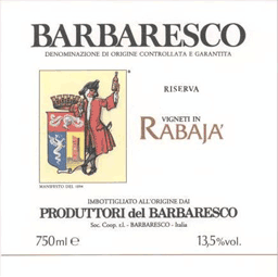 Produttori Del Barbaresco Barbaresco Rabaja Riserva 1.5L 2021