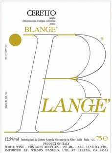 Ceretto Arneis Blange 2024 750ML