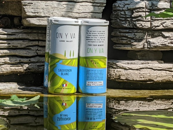 On Y Va Sauvignon Blanc Loire Valley 4 Pack Of 250ML Cans 1L 2018