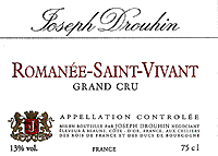 Joseph Drouhin Romanee St Vivant 1996 750ML