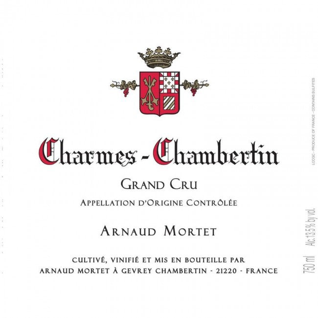 Arnaud Mortet Charmes Chambertin 2020 750ML