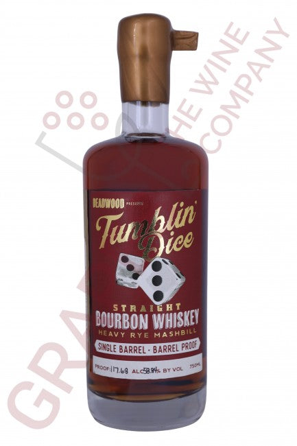 Proof & Wood Tumblin Dice Bourbon Whiskey Single Barrel #83 750ML