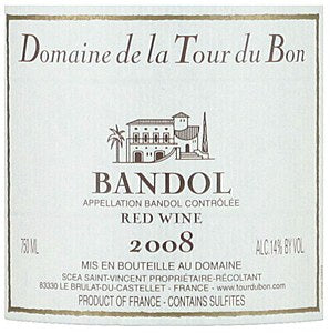Tour Du Bon Bandol Rouge 2020 750ML