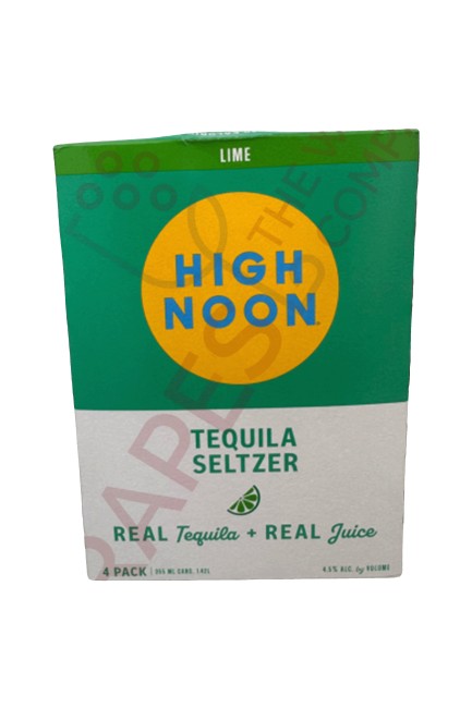 High Noon Tequila Seltzer Lime Cs/04