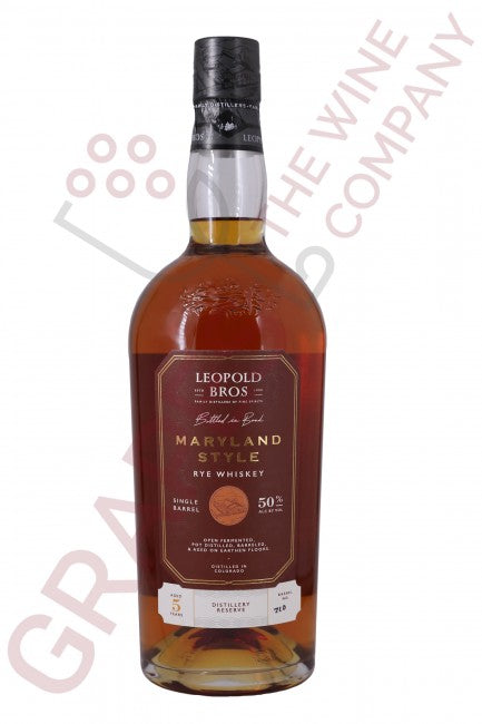 Leopold Brothers Maryland Rye Whiskey 750ML