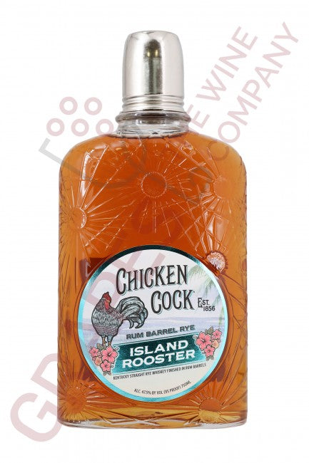 Chicken Cock Rye Whiskey Island Rooster 750ML