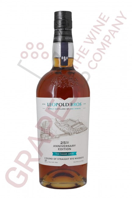 Leopold Brothers Three Chambers 25th Anniversary Rye Foeder Series 750ML