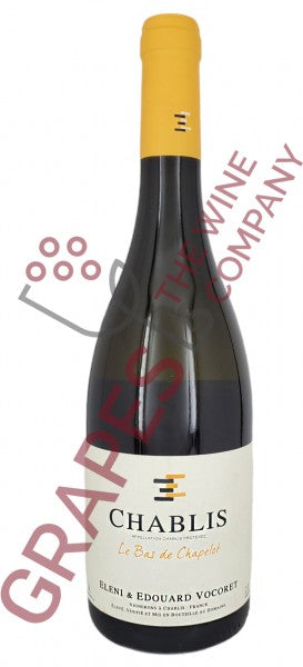 Eleni Edouard Vocoret Chablis Bas De Chapelot Vin De France Labeled 750ML 2021