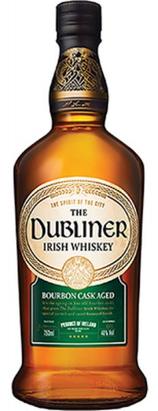 The Dubliner Irish Whiskey Bourbon Cask Aged 750ML