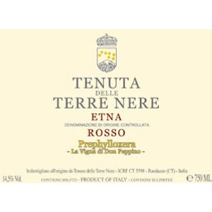 Terre Nere Etna Rosso Prephilloxera Don Peppino 750ML 2023