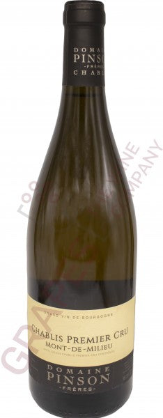 Domaine Pinson Chablis Mont De Milieu 2023 750ML