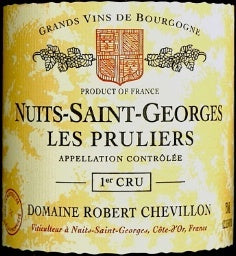 Robert Chevillon Nuits St Georges Les Pruliers 750ML 2024