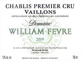 William Fevre Chablis Les Vaillons 2018 750ML
