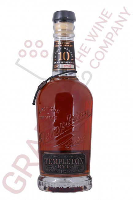 Templeton Rye Whiskey Single Barrel 10 Year Old 750ML