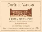 Cuve du Vatican - Chteauneuf-du-Pape Sixtine 2016