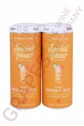 Social Hour Cocktails - Yuzu Sunset Fizz (4 pack cans)