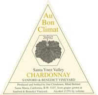 Au Bon Climat - Chardonnay Santa Ynez Valley Sanford & Benedict Vineyard 2018