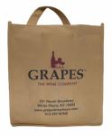 Grapes Woven Shopping Bag - Holds 6 btls! 0